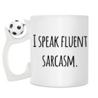 Кружка с футбольным мячиком