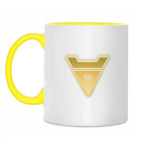 Двухцветная кружка знак Велеса