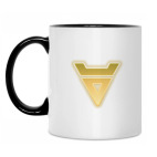 Кружка двухцветная