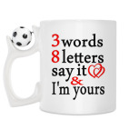 Кружка с футбольным мячиком