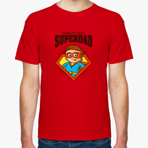 Футболка SUPERDAD world's best