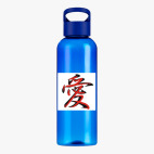 Прозрачная спортивная бутылка