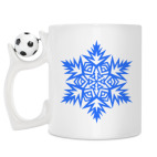 Кружка с футбольным мячиком