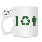 Кружка с футбольным мячиком