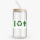 Банка с бамбуковой крышкой