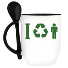 Кружка с ложкой