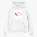 Толстовка худи оверсайз