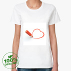 Женская футболка органик