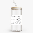 Банка с бамбуковой крышкой