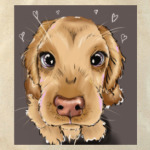 Милый щенок