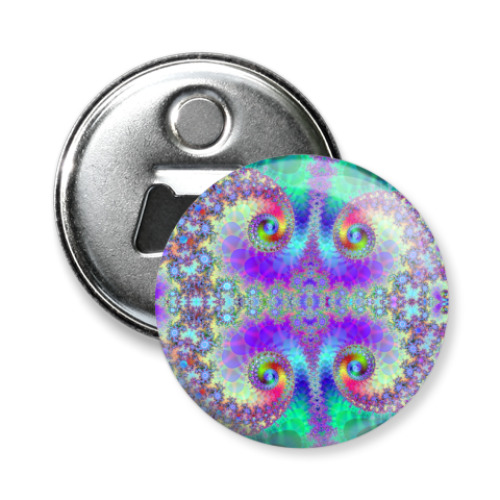 Магнит-открывашка с принтом Спирали