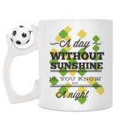 Кружка с футбольным мячиком