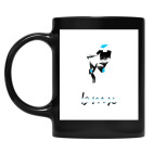 Кружка цветная UV-DTF