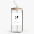 Банка с бамбуковой крышкой