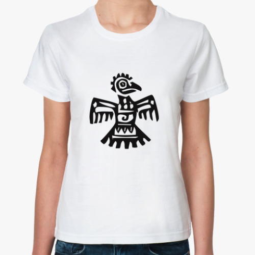 Классическая футболка с принтом Azcek