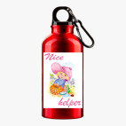 Металлическая бутылка 400 мл UV-DTF