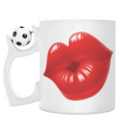 Кружка с футбольным мячиком