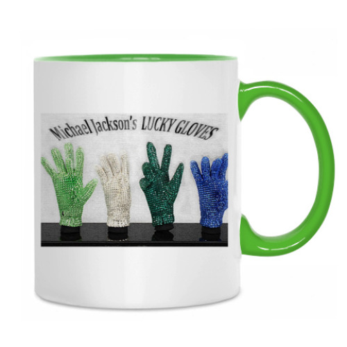 Кружка с принтом Перчатки