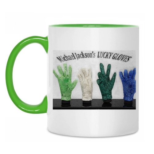 Кружка с принтом Перчатки