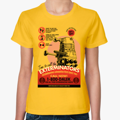 Женская футболка Exterminators