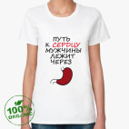 Женская футболка органик