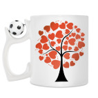 Кружка с футбольным мячиком