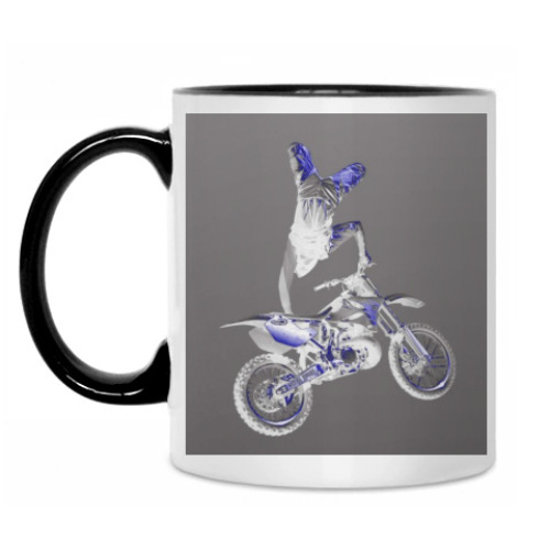 Кружка с принтом Мотофристайл