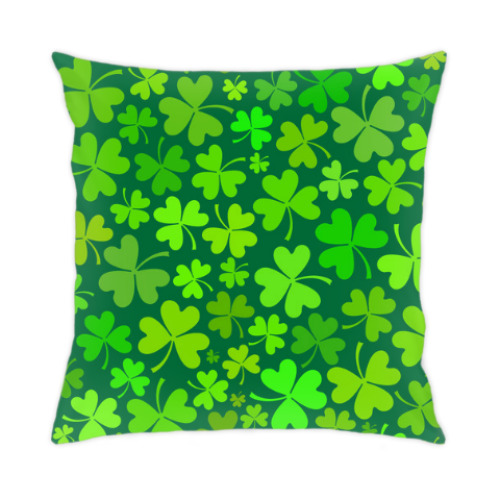 Подушка с принтом цветы