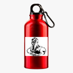 Металлическая бутылка 400 мл UV-DTF