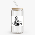 Банка с бамбуковой крышкой