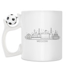 Кружка с футбольным мячиком