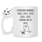 Кружка с футбольным мячиком