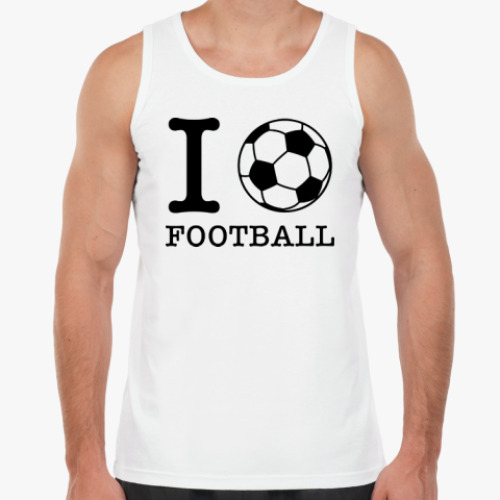 Майка I love football