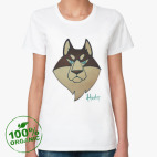 Женская футболка органик