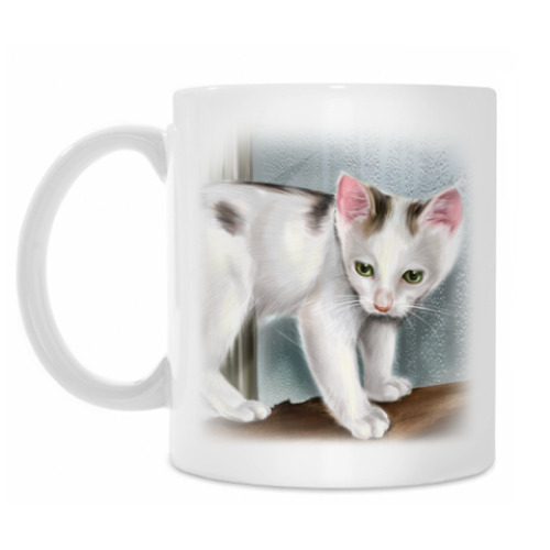 Кружка с принтом Кот