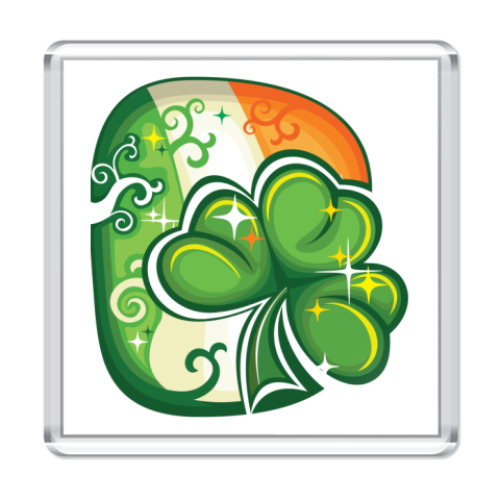 Магнит с принтом Магнит акриловый 6,5 x 6,5 см