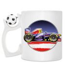 Кружка с футбольным мячиком