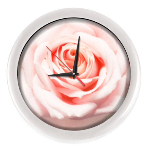 Настенные часы Нежная роза