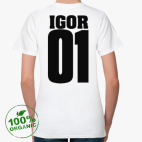 Женская футболка органик