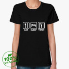 Женская футболка органик