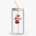 Банка с бамбуковой крышкой