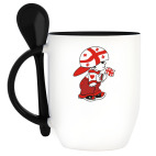 Кружка с ложкой