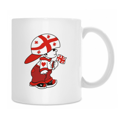 Кружка с принтом Грузия