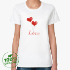 Женская футболка органик