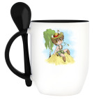 Кружка с ложкой