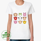 Женская футболка органик