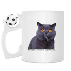 Кружка с футбольным мячиком