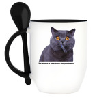 Кружка с ложкой