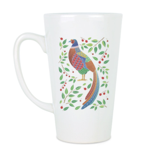 Чашка Латте Лесной фазан