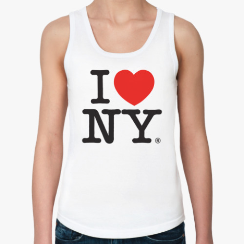 Женская майка i LoVe NY